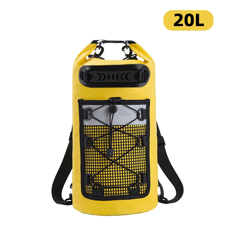 20L/30L Wodoodporna sucha torba z PVC Kobiety Mężczyźni Plecak do pływania Kajak Trekking Drifting Rafting Surfing Żeglarstwo Torba sportowa na zewnątrz