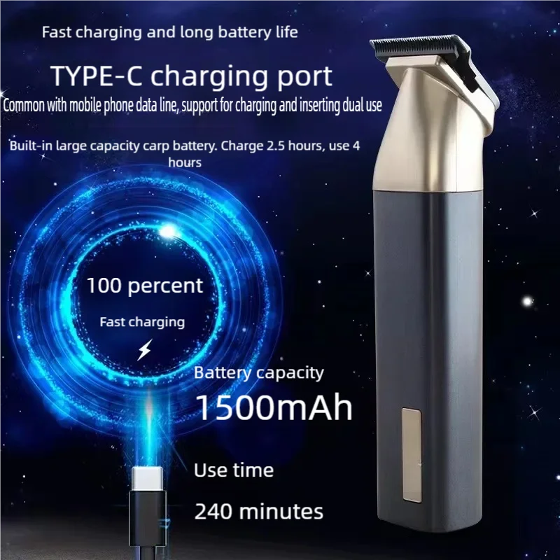Clipper Electric Oil Head Engraving Electric Clipper Home Self-service Shaving Special Artifact Shaving Salon Professional Hair 2