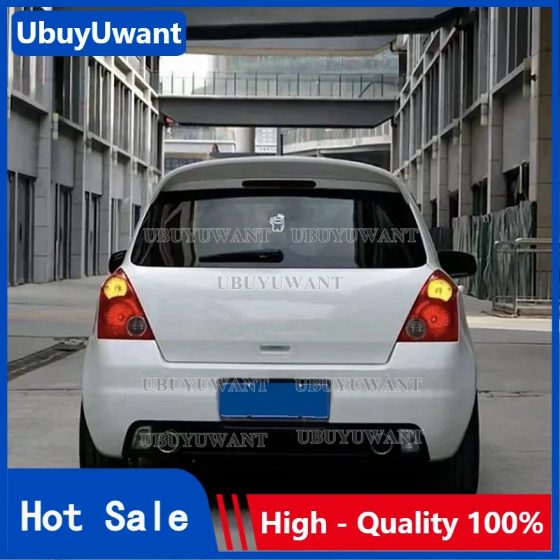 

Задний спойлер на крышу из углеродного волокна, подходит для Suzuki Swift ZC11 ZC71 ZC31S Mk3 2005 2006 2007 2008 2009 2010 в стиле ложки