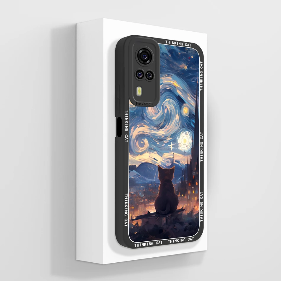 Creative High-Quality Liquid Silicone Anti-Drop Phone Case