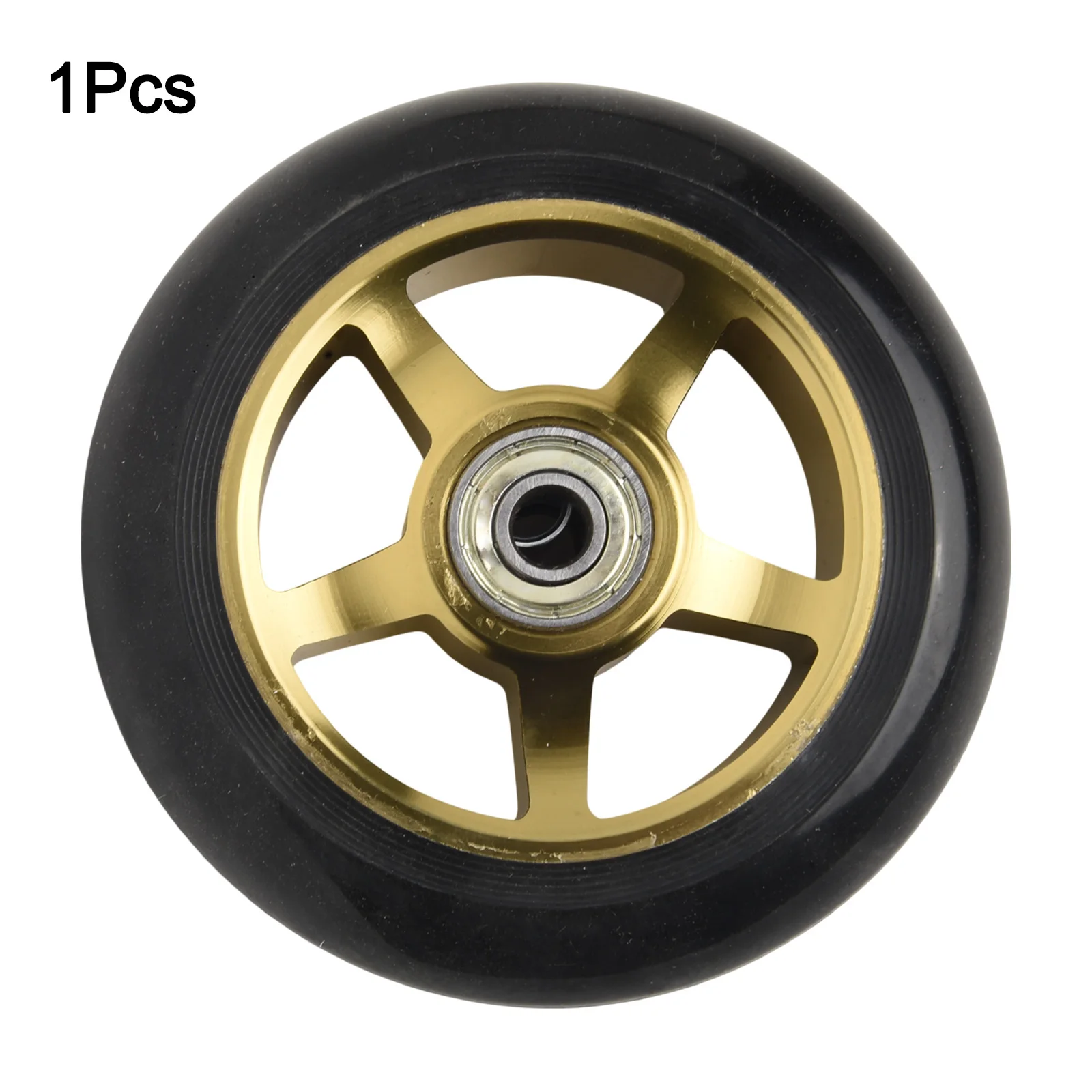 Premium 100mm Pro Scooter Wheels with High Elasticity and Aluminum Alloy Hub