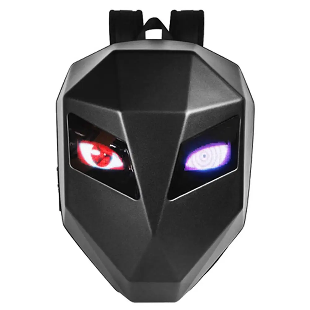 LED Knight Backpack Waterproof Hard Shell Travel Bag Laptop Backpack