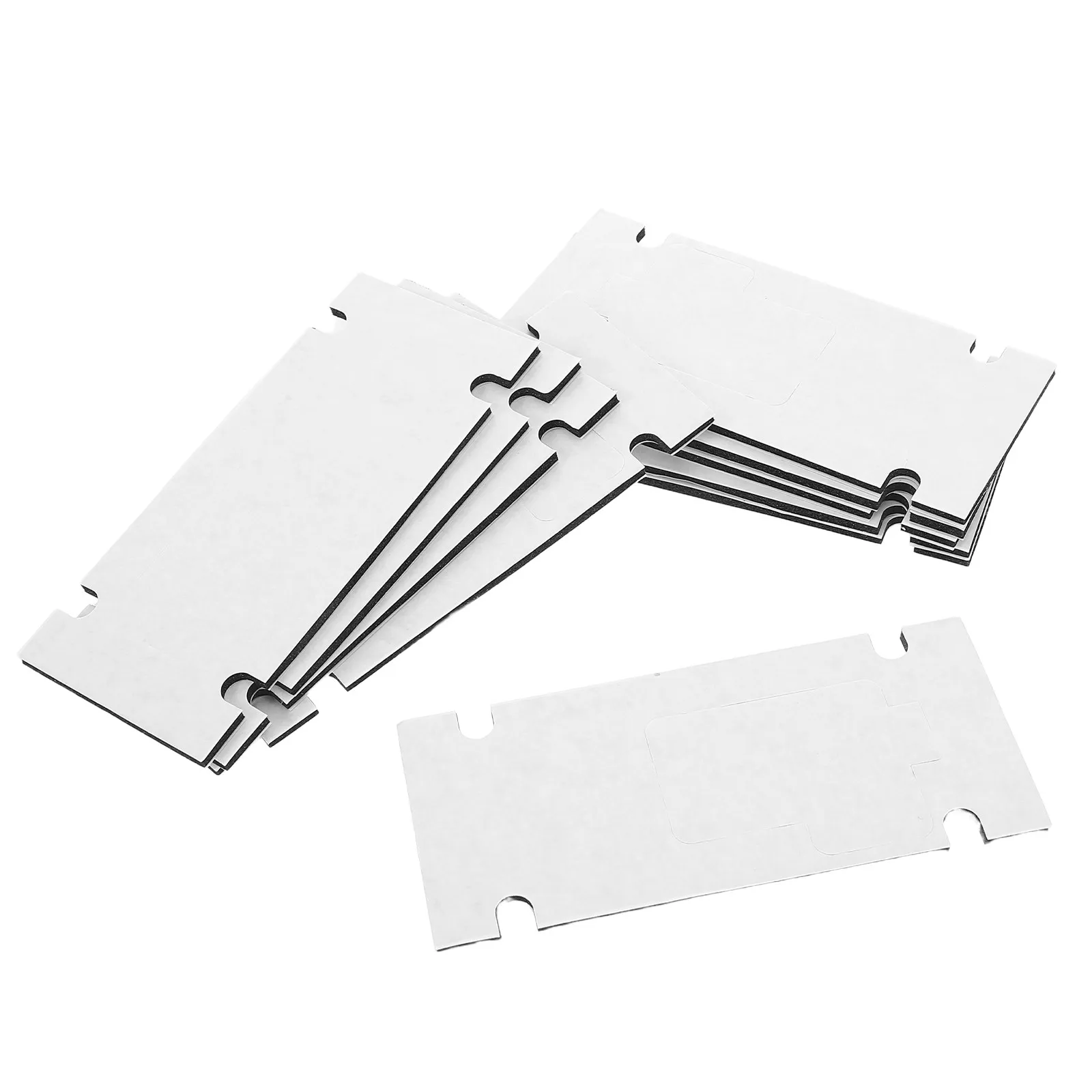 10Pcs 드릴이 필요 없는 초인종 마운트 자체 접착식 브래킷 아파트 문용 강력한 고정 장치 비디오 초인종 벽걸이