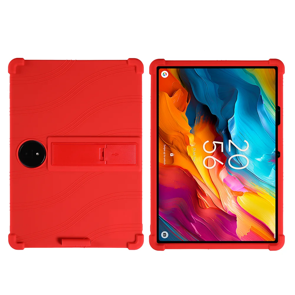 Shockproof Silicone Kickstand Tablet Case - Portable with Rear Stand