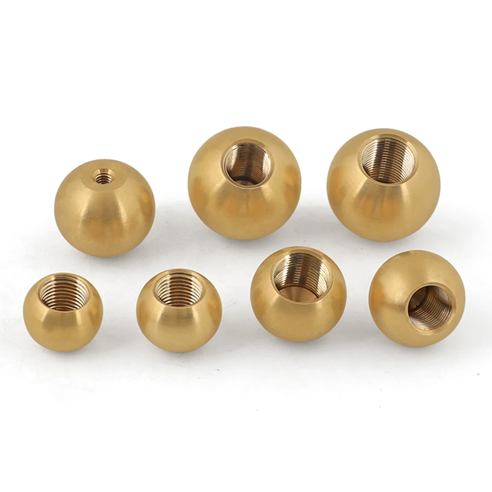 M6 Threaded Copper Balls Brass Ball Thread Nuts - M3/M4/M5/M6/M10/M12 ...