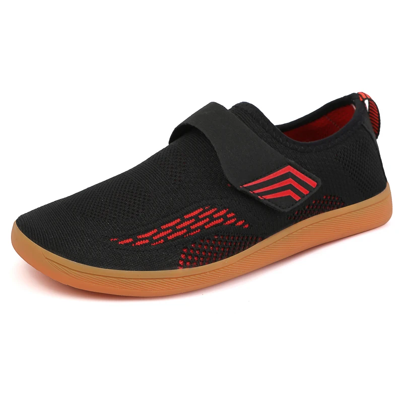 

Wide Toe Flyknit Shoes Men 2024 Barefoot Casual Shoes For Women Outdoor Minimalist Shoes Lightweight Walking Running Sneakers