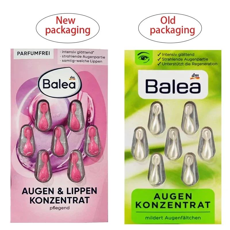 Balea Face Eye Serum Concentrate 4pcs Moisture Increases Dry Skin Elasticity Firmness Soften Eye Wrinkles Nourish Smooth Skin Microneedling Serum Wrinkle Essence