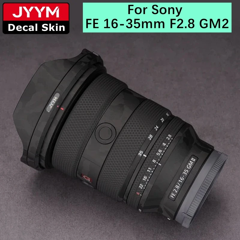 Vinyl Decal Skin for Sony FE 16-35mm F2.8 GM II Lens - Anti-Scratch Protective Film Wrap Sticker