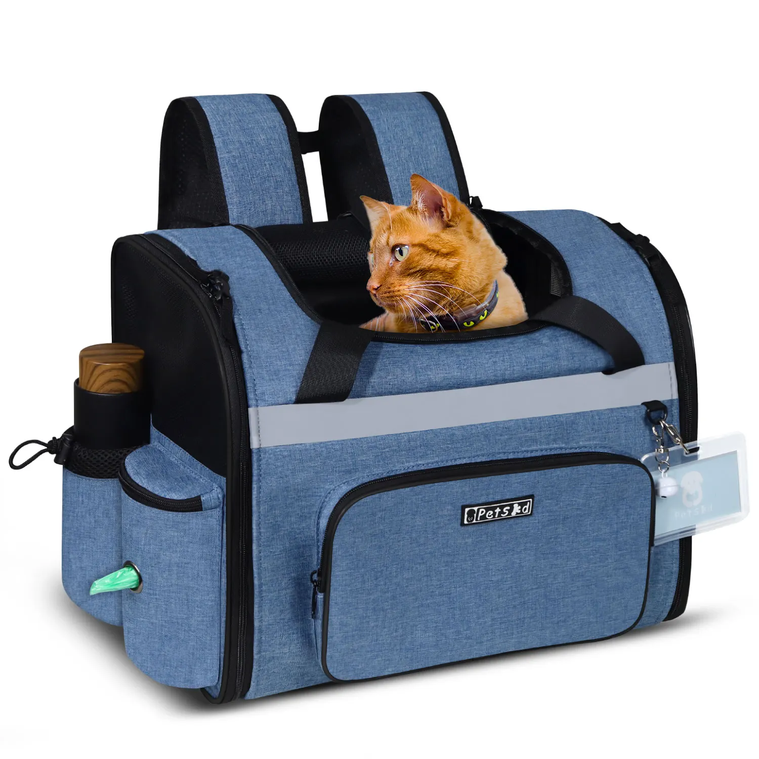 Cat Carrier Backpack Pecute Expandable Pet Carrier Backpack For