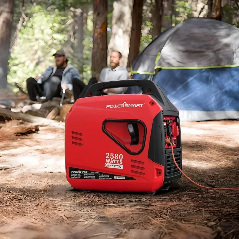 2580W Gas-Powered Ultralight Portable Inverter Generator with CO Protect, USB Ports & Parallel Ready, CARB Compliant Versio