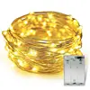 Small Micro 20-100 LED Fairy Lights String Battery Copper Sliver Wire Xmas Party 4