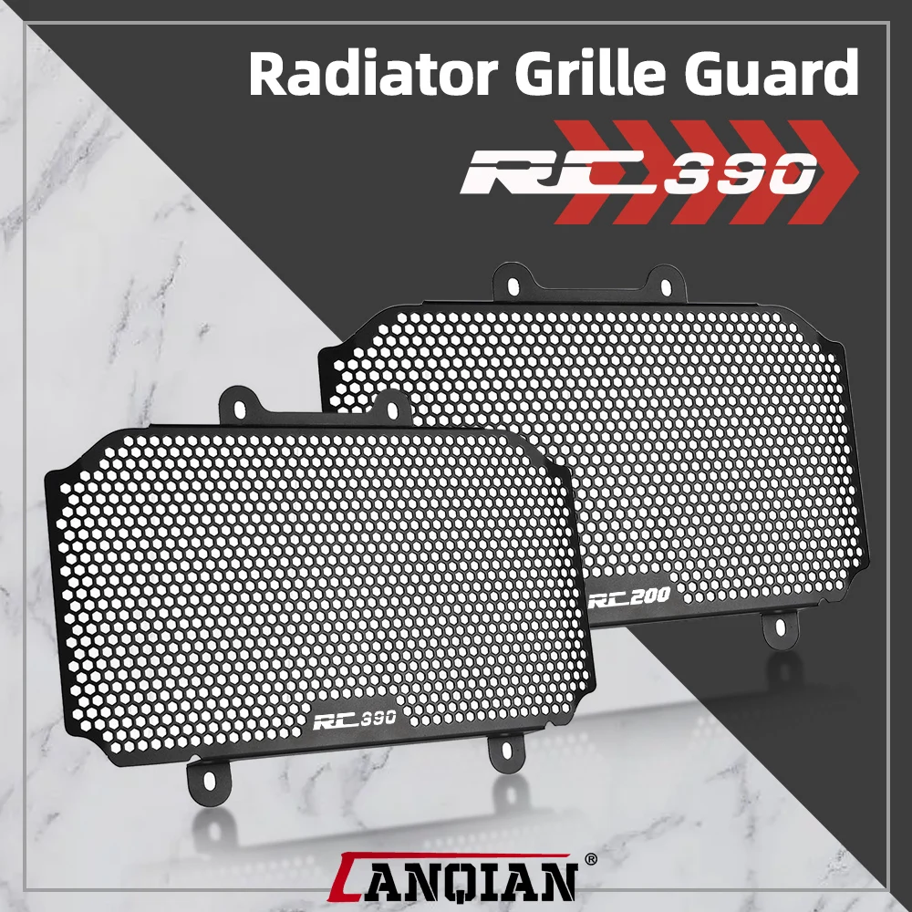 

FOR RC 125 200 390 2014-2021 RC125 RC200 RC390 Motorcycle Accessories CNC Radiator Grille Guard Cover Radiator Guard Protector