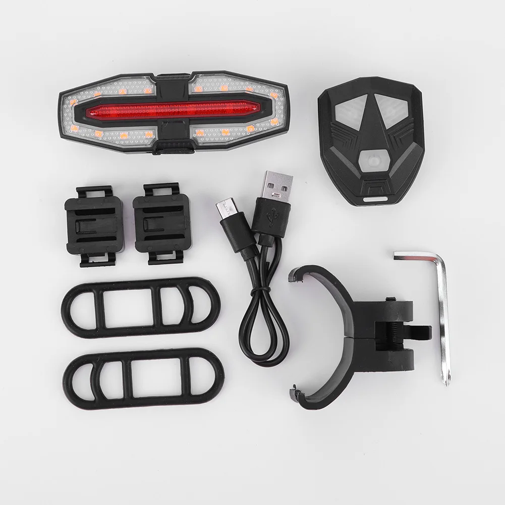 Blinker-Rückleuchte, wiederaufladbar, mit Fernbedienung, wasserdicht, E-Scooter-Sicherheitswarnung, Rücklicht, LED für M365 Pro 2 MI 4 – Detail 5