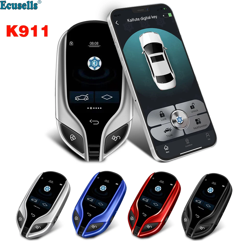DigitalKeyforMaseratiStyleK911SmartLCDRemoteKeyWorkwith