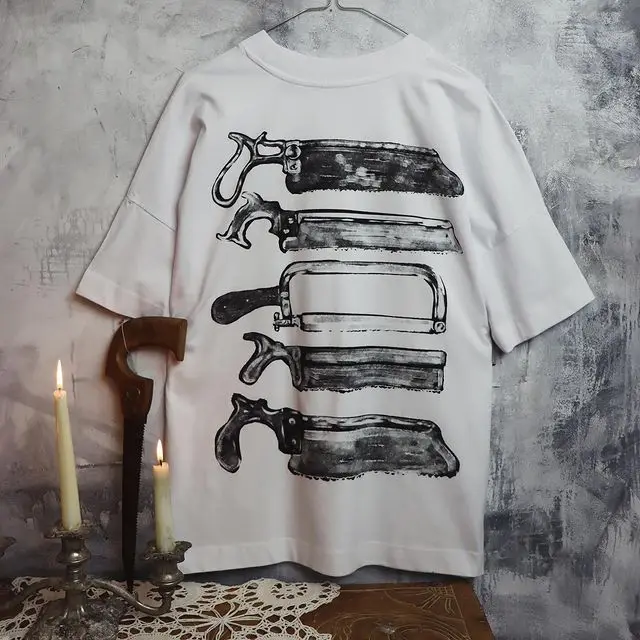 T-shirt Y2k Pour Homme Et Femme - Style Gothique - Croix Surdimensionnu00e9e - Emo Dark Academia Preppy - Esthu00e9tique