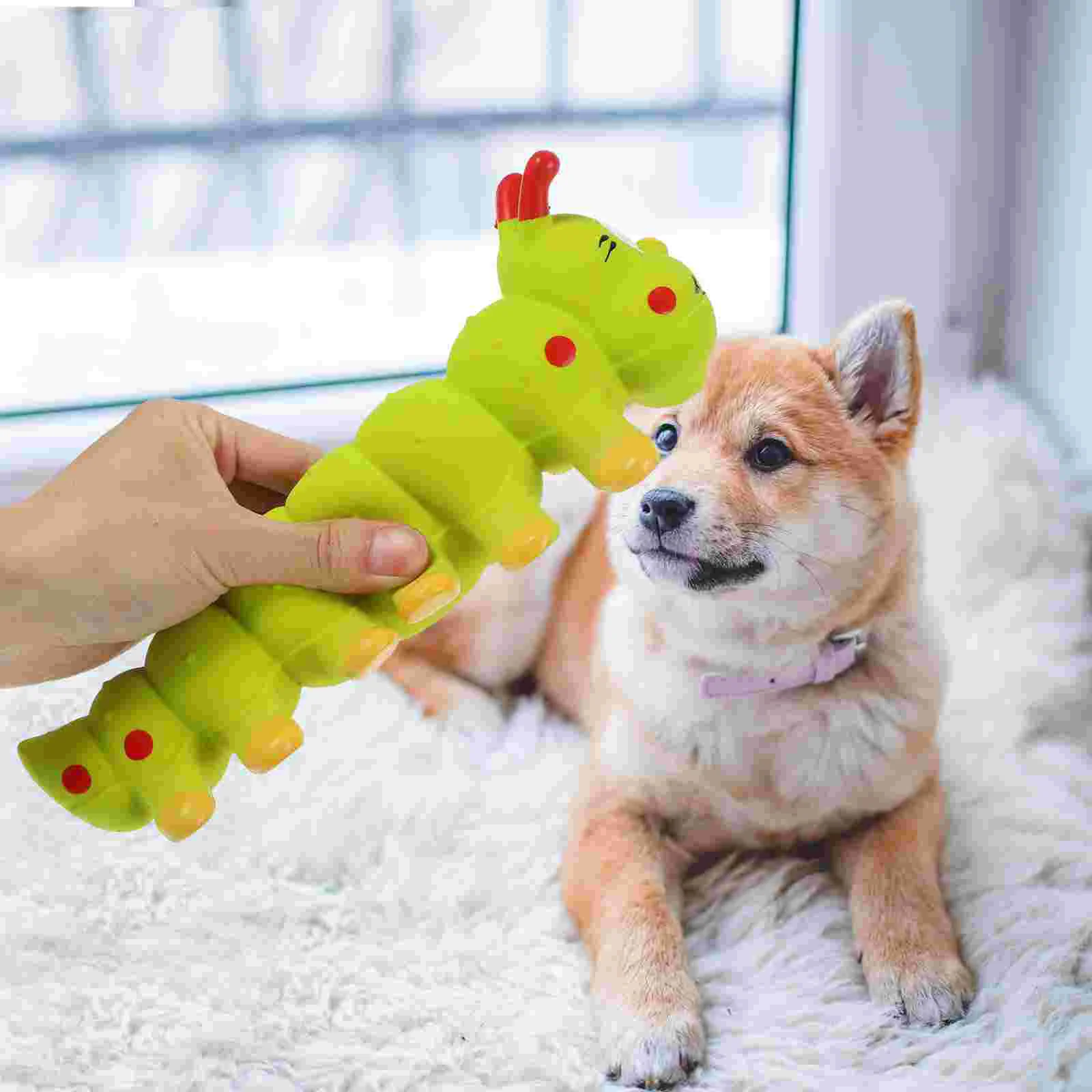 

Squeaky Dog Toy Funny Rubber Dog Squeaky Toy Latex Dog Chew Toy Cute Puppy Chewing Toy Animal Shaped Teething Toy