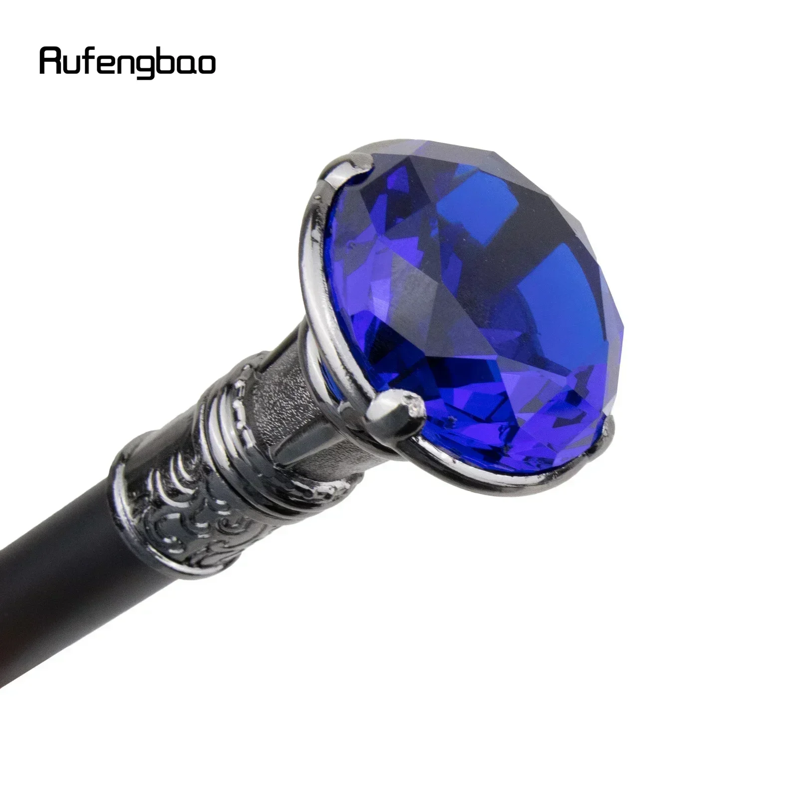 Light Purple Diamond Walking Cane - 93cm Elegant Fashion Cane For Cosplay & Collection