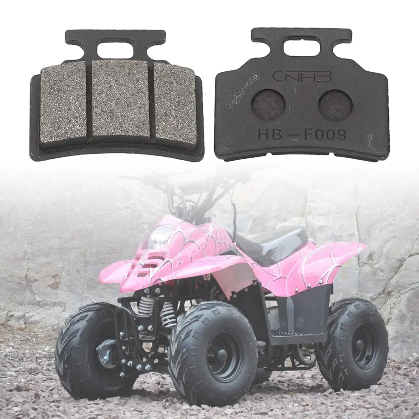 2x Disc Brake Pads Accessories Spare Parts Metal Replaces for Bike 50cc 70cc 90cc 110cc 125cc Scooter Motorcycle ATV