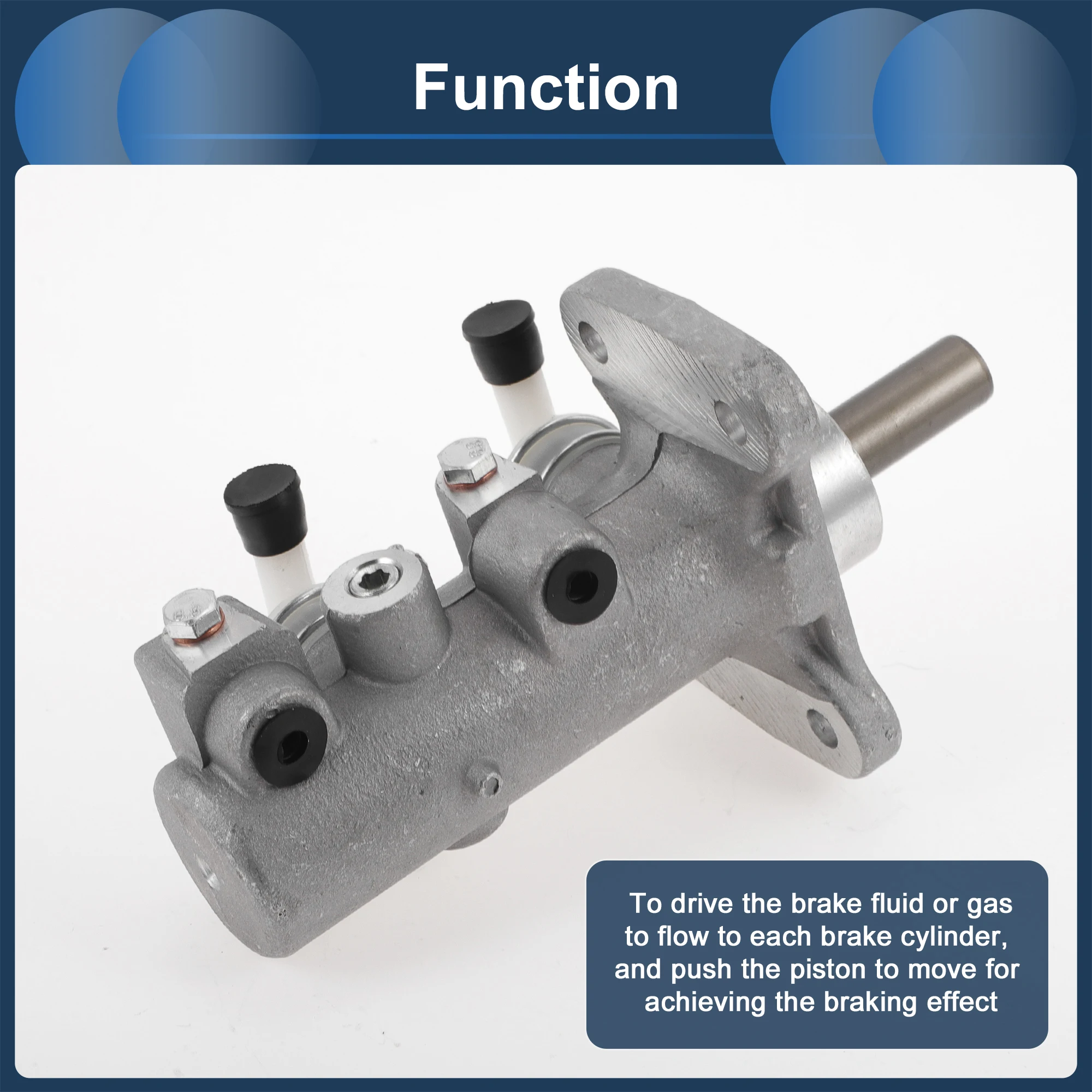 UXCELL Brake Master Cylinder No.MK384488 for Mitsubishi Fuso Fb83B 2006 2007 2008 2009 2010 2011 2012