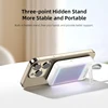 Vyvylabs Portable Power Bank Magnetic Travel Charger Stand 10000mAh 20W Fast Charging Mini Wireless Charging Station 2