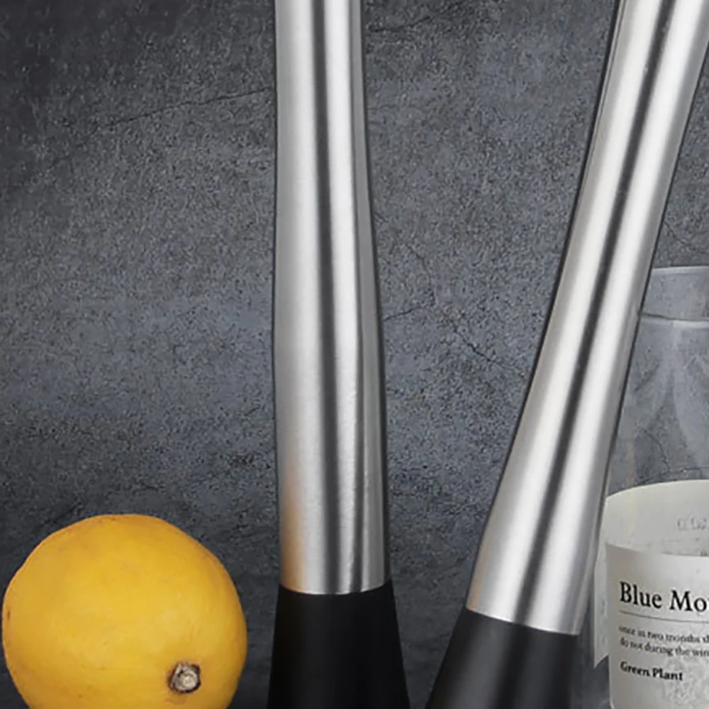 Stainless Steel Muddler Ice Bar Cocktail Shaker Mojito Mint Muddler Wine Mixing Stick Cocktail Crusher Hammer Bartenders Barware