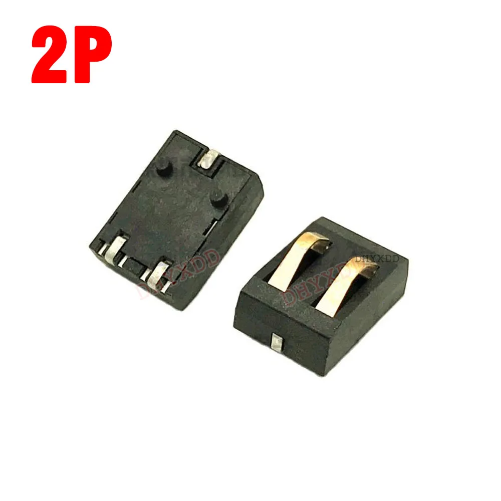 200Pcs-3A-SMT-Spring-Battery-Connector-4-0-MM-Pitch-2Pin-Male-Female ...