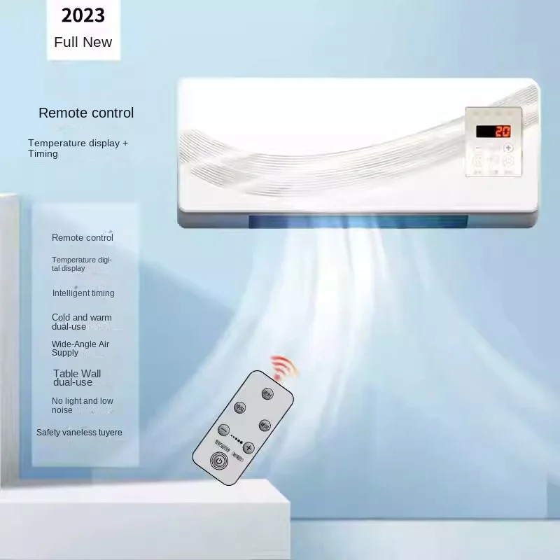 

Energy-saving Wall-mounted Air Conditioner Household Cooling and Heating Integrated Machine Without Installation Cooling Fan