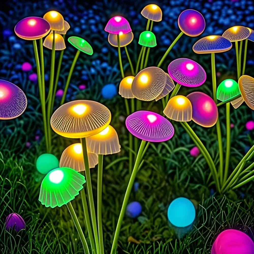 Solar Mushroom Garden Lights 1