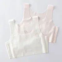 Developmental Period Tween Girls Seamless Camisoles with Anti Bulge Cups for Confident and Smooth Look Suitable School Playtime 1