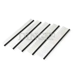 5PCS Single Row Male Connector Pin Header Strip (Various Lengths) - 1x40P (Long 25MM)
