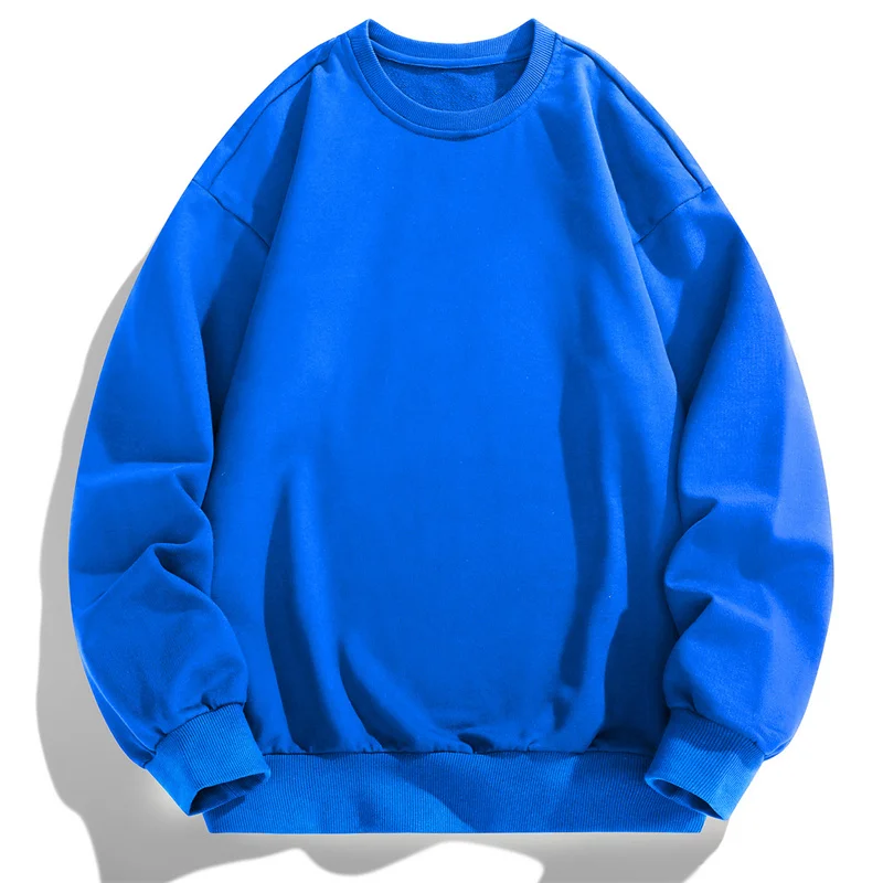 Fashion O-Neck Solid Color Casual Sweatshirts Men's Clothing 2024 Spring Summer New Loose Korean Tops All-match Sweatshirts
