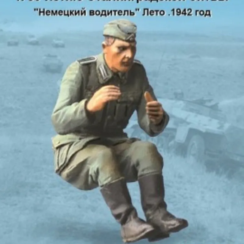 송진 캐스트 피규어 모델 키트, 미조립 도색 디오라마 614X, 역사적인 군사 미니어처, 드라이버 군인, 1 인, 35 체중계