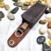 Blongk Large Capacity House Key Bag Geniune  Leather Car Key Case Drawstring Keys Organizer Wallet Pouch Pocket Men Women BC 4