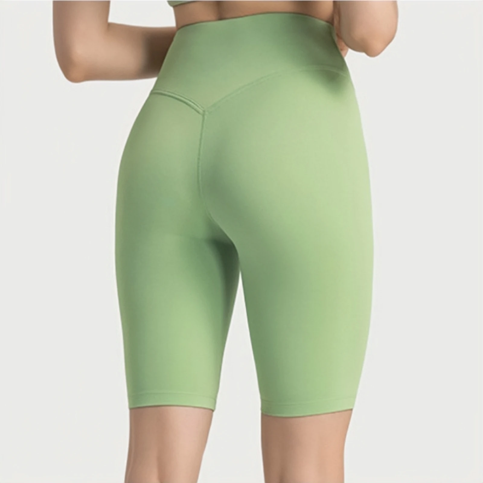 

2023 Seamless Yoga Shorts for Women Fitness Gym High Waist Anti-rolling Scrunch Butt Biker Shorts Gym Clothing Workout Shorts