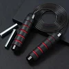 Professional Weighted Jump Rope for Training, Adjustable Length Skipping Rope with Durable Cable for Boxing Gym Home Workout