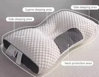2024 NEWHoneycomb massage pillow pillow to protect cervical vertebra to help sleep home pillow core antibacterial and anti-mite 2