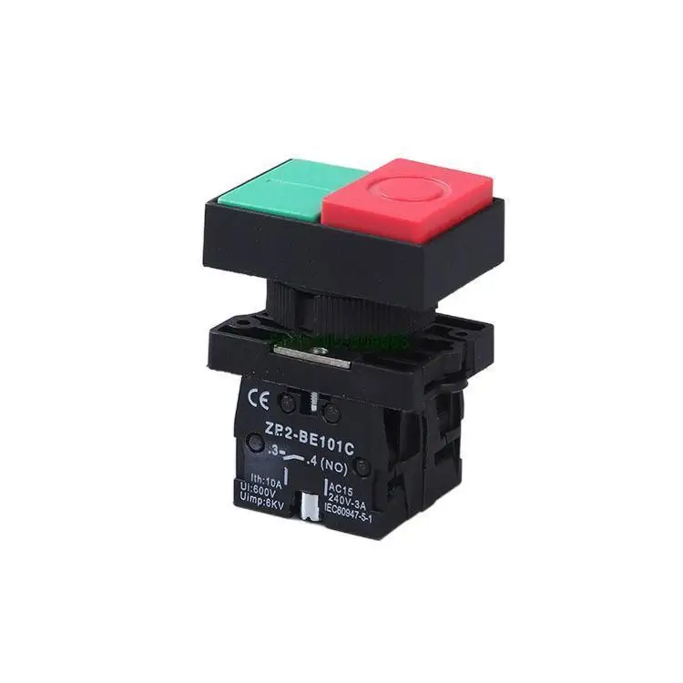 

10 шт. XB2-EL8465/XB2-EL8365 кнопочный переключатель с двумя головками