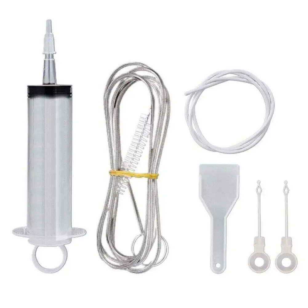 Kit Pulizia Foro Scarico Frigorifero - Siringa Per Sbloccare Tubi - Antintasamento - Foto 3