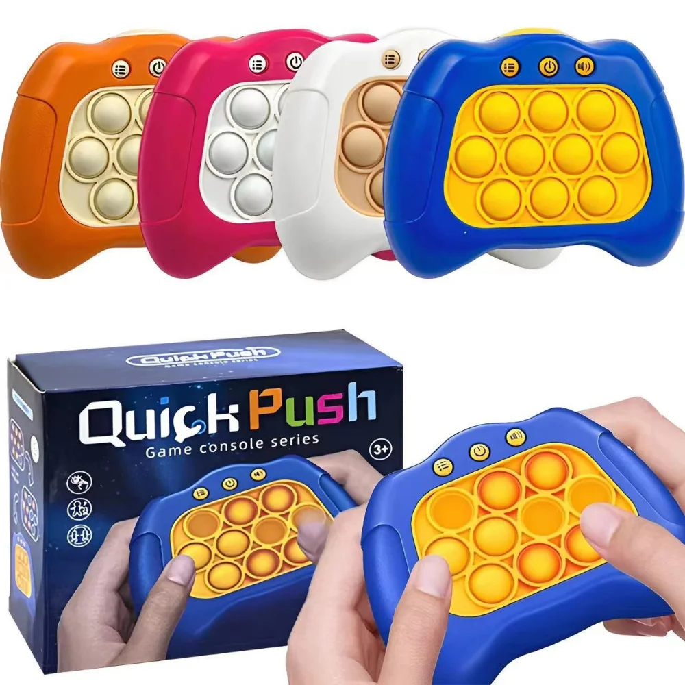 Dropship Fast-Push-Bubble-Game For Kids & Adults Pop Fidget Quick Push Game  Light Up