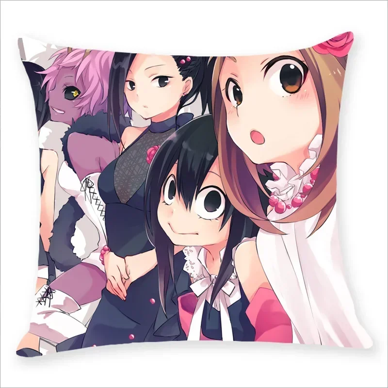 45x45CM My Hero Academia Pillow Case  Anime Midoriya Izuku Deku Printed Pillow Covers Soft Decorative Pillowcase Gifts Wholesale 5