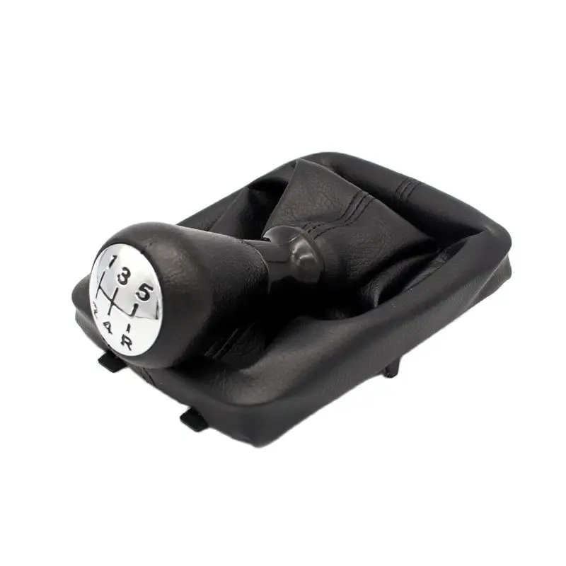 Car Gear Shift Knob Lever Stick Boot Dust Boot Cover Gaiter for Peugeot 206 406 5 Speed Accessory car gear shift knob