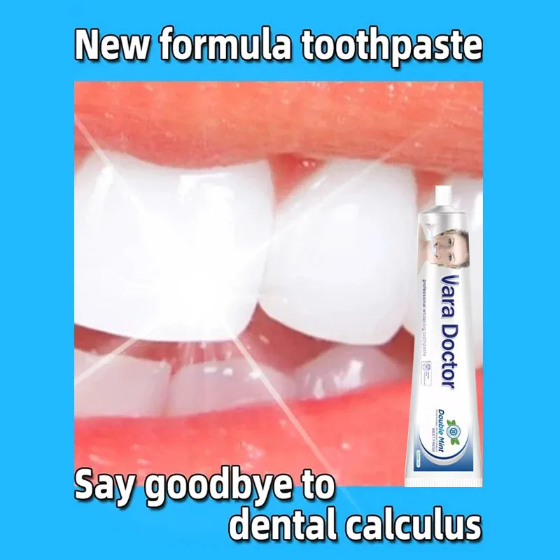 Dental Calculus Remover Toothpaste Wipe Off Plaque Stain Herbal Fresh Breath Teeth Whitening 100g