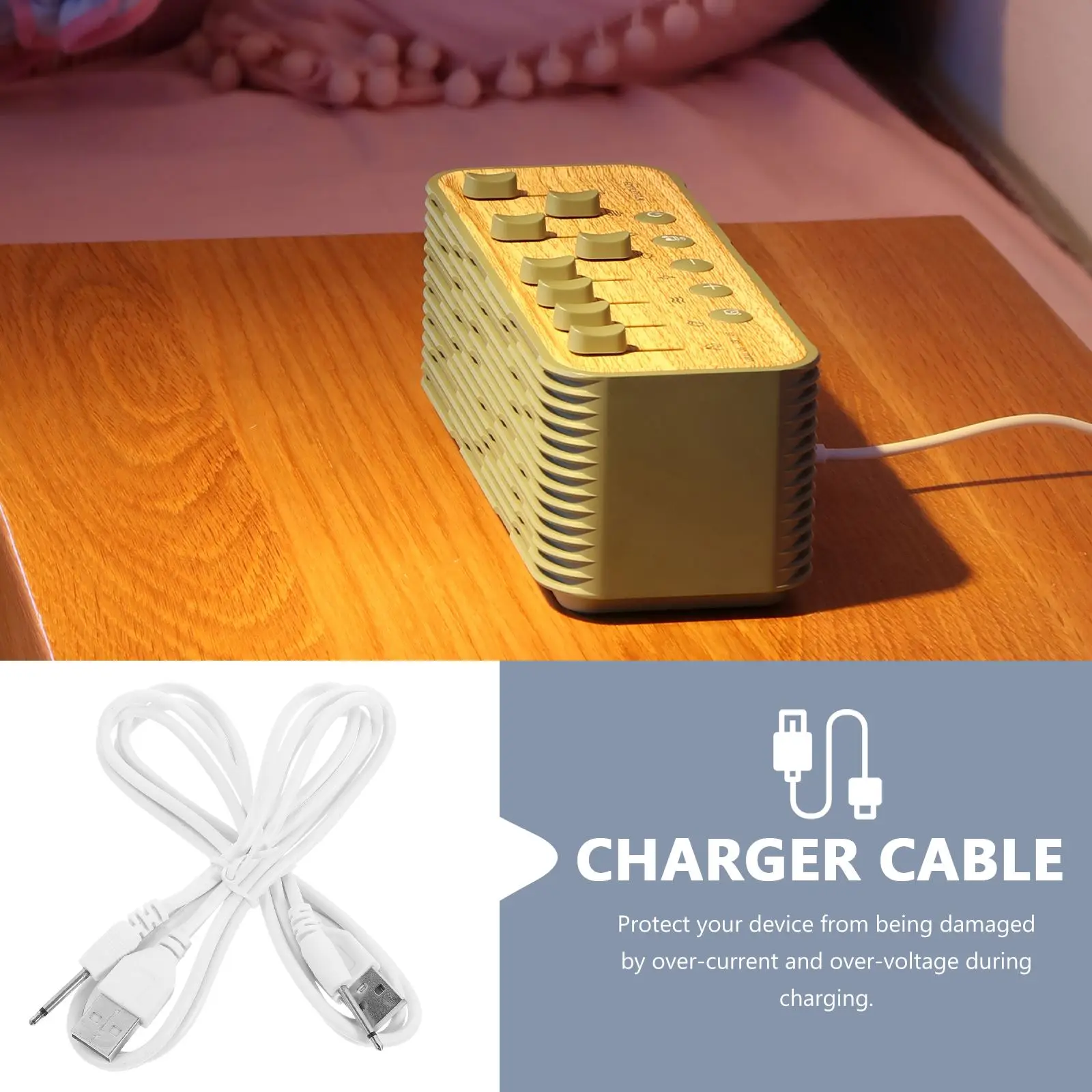2pcs New Cable USB DC 2.5mm Charging Line USB 2.5 Mono Lines Massagers Accessories Universal Power Supply