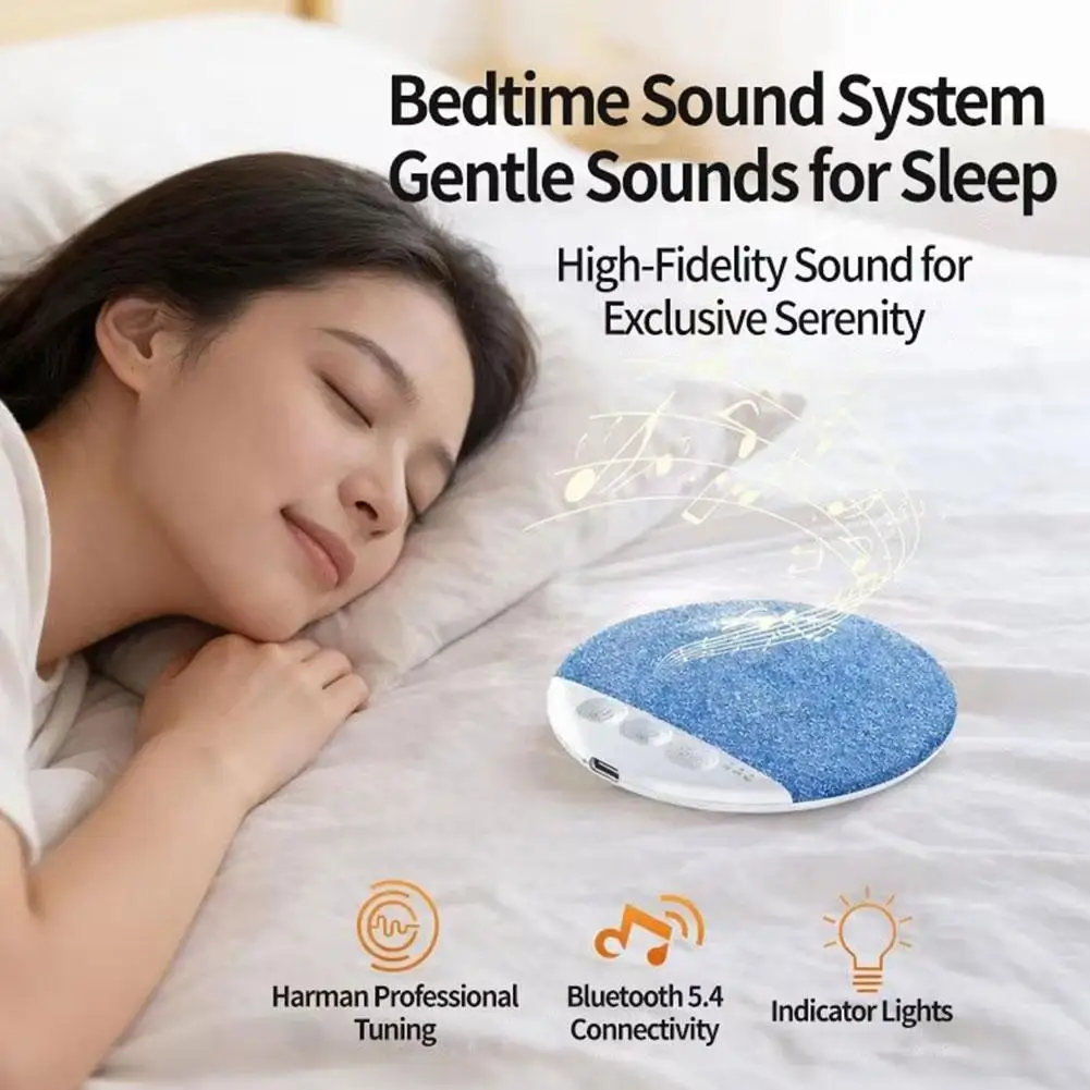 1/3/5pcs Mini Sleeping Bluetooth Speaker Nature Sound White Noise Soundbar Wireless Mp3 Music Player Ultra Thin Timed Shutdown, Alina Gadgets