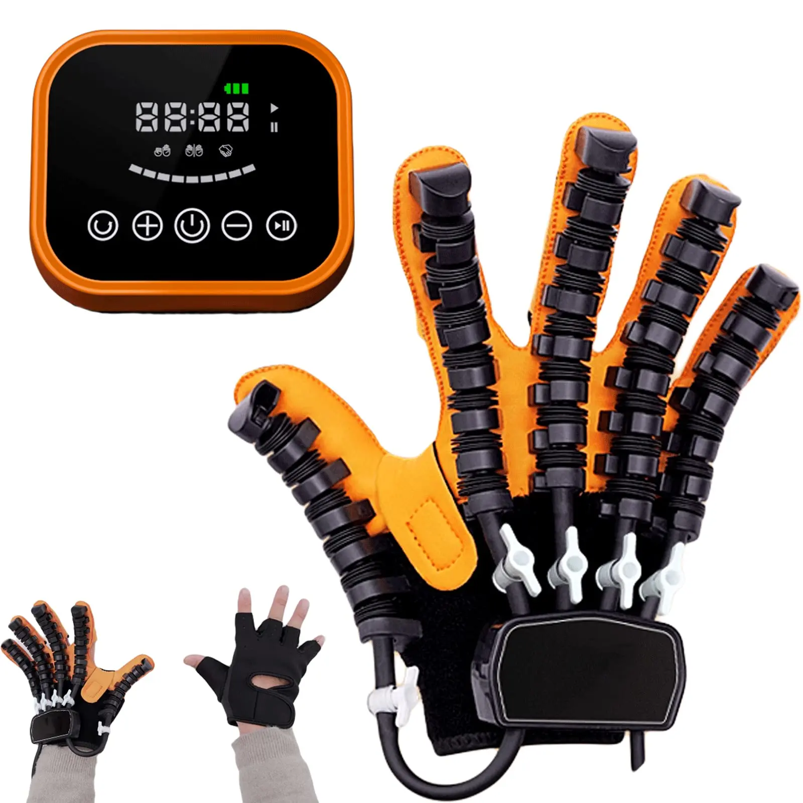 

Physiotharapy Muscle Stimulator Tens Finger Exercise Training robotic hand gloves rehabilitation