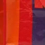 1Pc 적층 부직포 핸드백 컬러 인쇄 두꺼운 플라스틱 쇼핑백 패션 레인보우 지퍼 가방