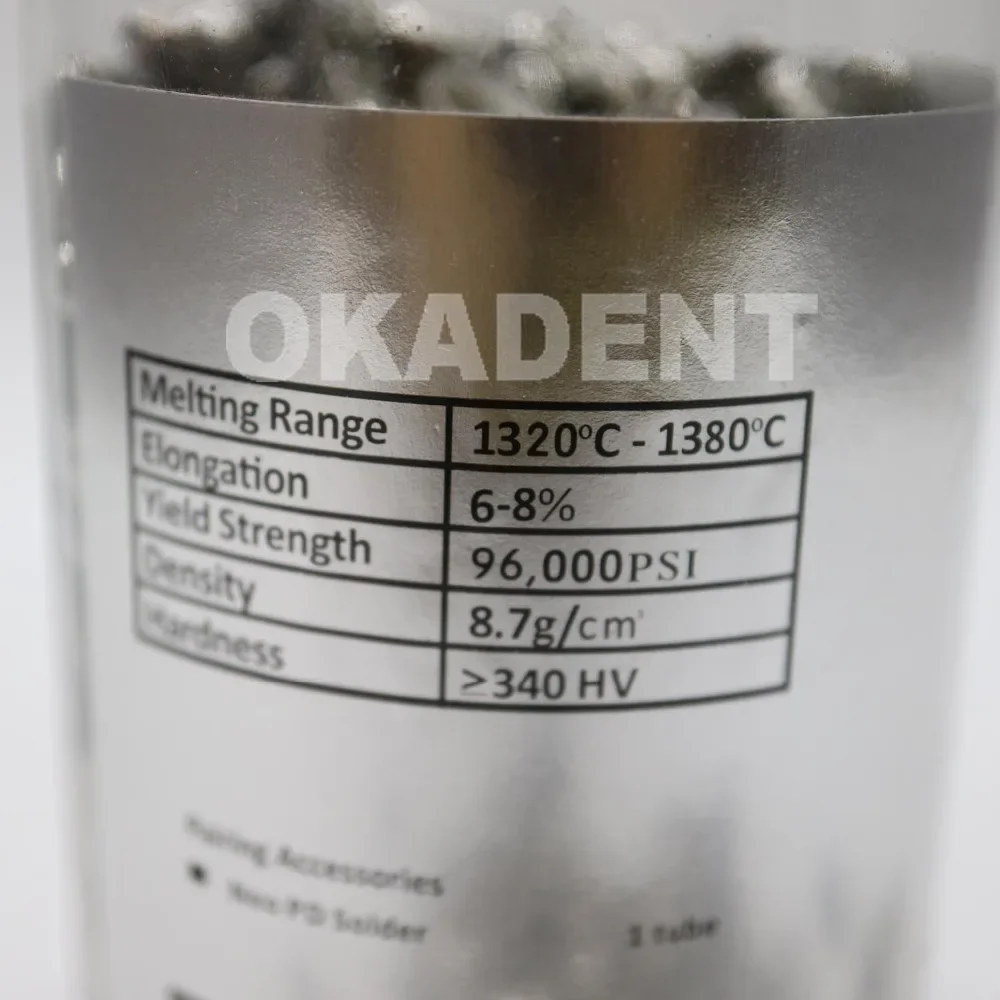 1Kg Dental Lab High Heat Chromium Cobalt Cast Partial Denture Co-Cr Alloy