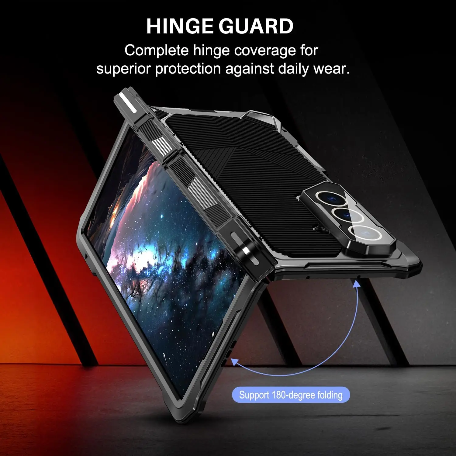 Ultra Durable Metal Bumper Heavy Duty Shockproof Rugged Case with Screen Protector