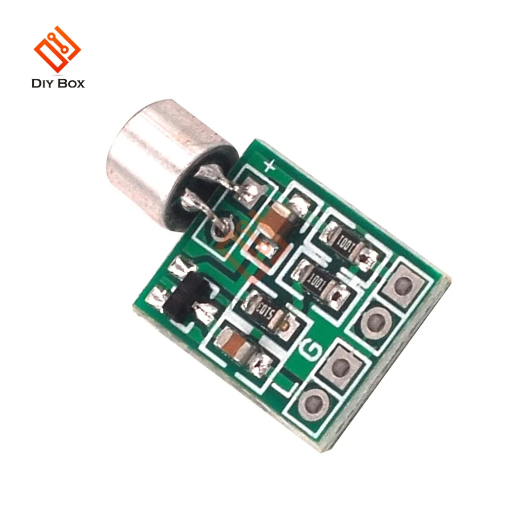 Audio Amplifier Board Mini Microphone Module Speaker Circuit Board DC 2.5-9V 14x12mm Mic Accessories 1/2/3/5pcs