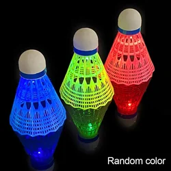 6-Pack LED Glowing Badminton Shuttlecocks - Colorful Light-Up Birdies for Sports Training and Games (6Pcs)